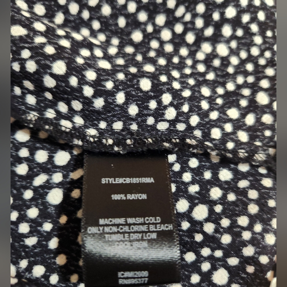 Sanctuary Black and White Dotted Blouse - Picture 6 of 6